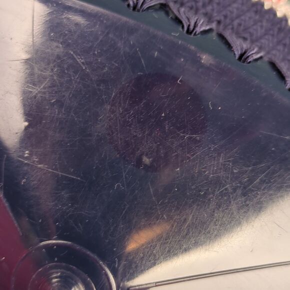 Vintage 40s or 50s Beaded, Crocheted  Handbag, With Authentic Era Accessories - Picture 11 of 15